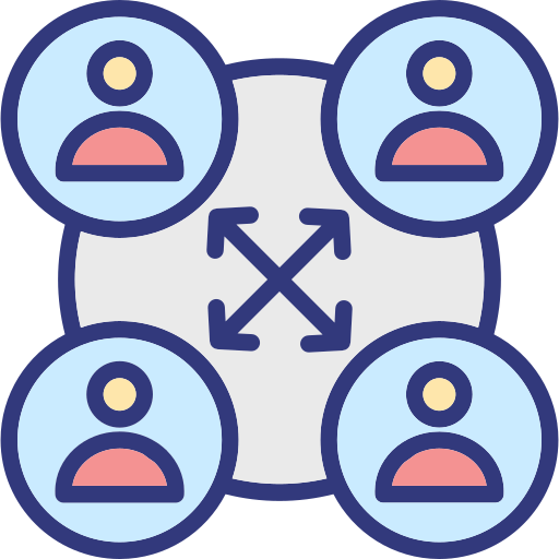 협동 무료 아이콘