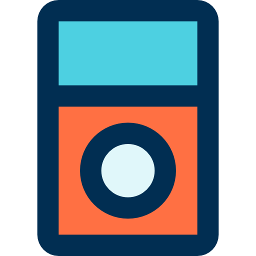 Music player bqlqn Lineal Color icon