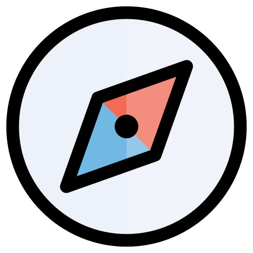 brújula icono gratis