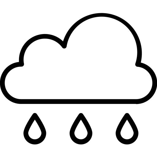 lluvia icono gratis