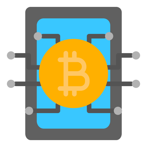 aplicación bitcoin icono gratis