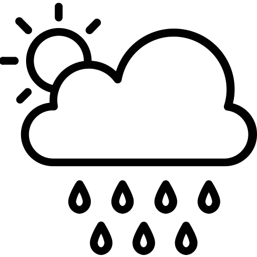 lluvia icono gratis