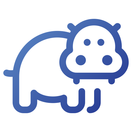 hipopótamo icono gratis
