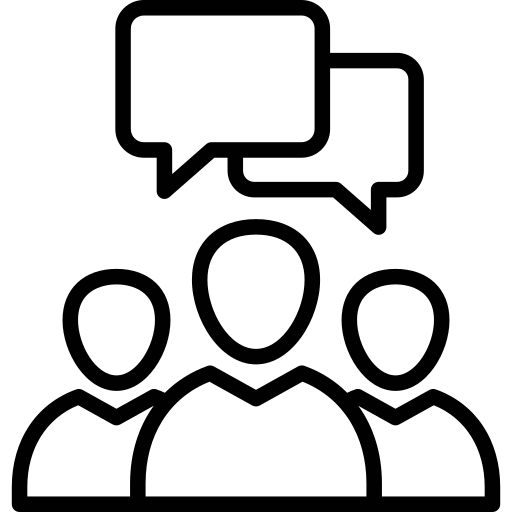 reunión icono gratis