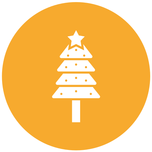 árbol de navidad icono gratis