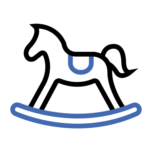 caballo mecedora icono gratis