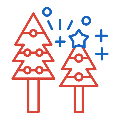 árbol de navidad icono gratis