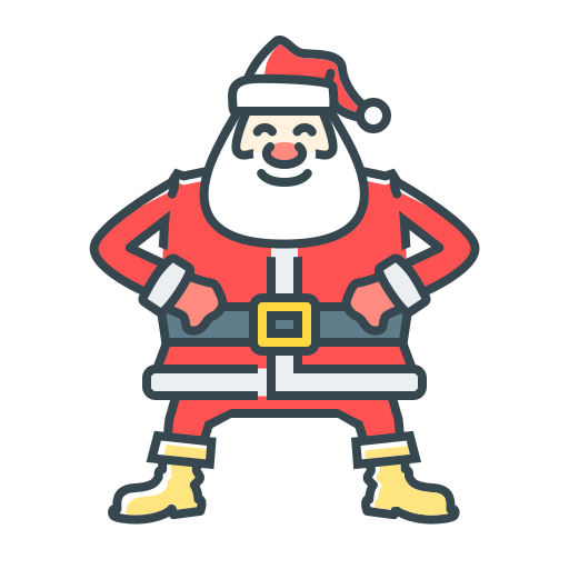 papá noel icono gratis