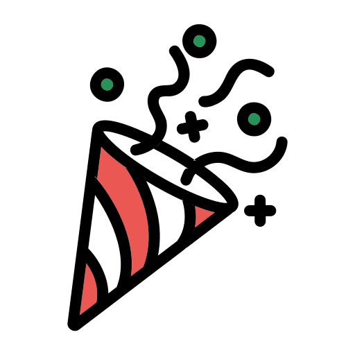 Confetti free icon