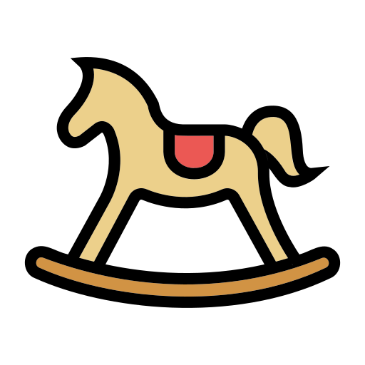 caballo mecedora icono gratis