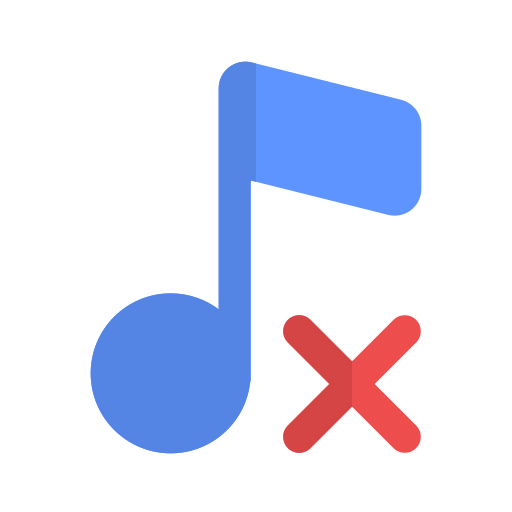 música apagada icono gratis