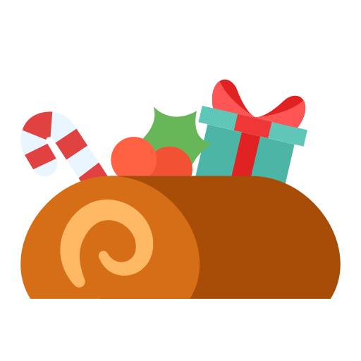 pastel de navidad icono gratis