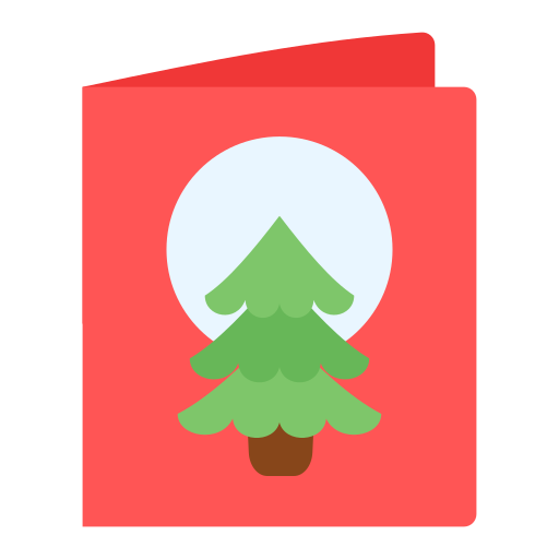 tarjeta de navidad icono gratis