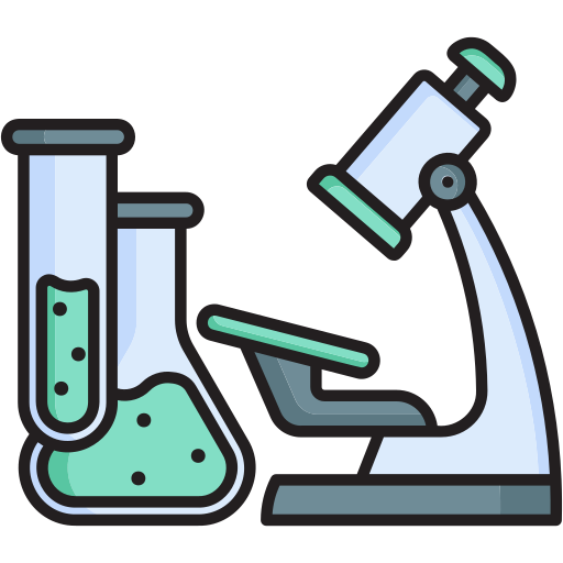 equipo de laboratorio de ciencias. icono gratis