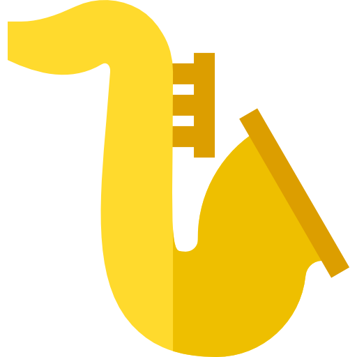 Saxophone Basic Straight Flat icon