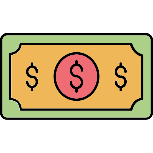 dollars Icône gratuit dollars Icône gratuit