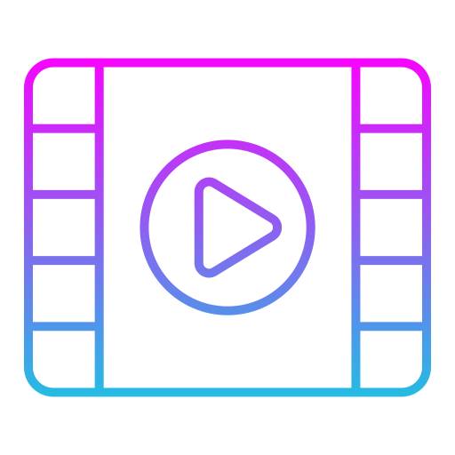 reproductor de video icono gratis