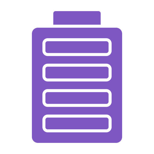 bateria llena icono gratis