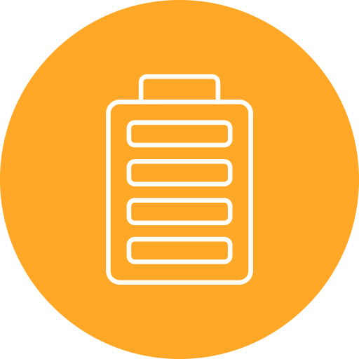 bateria llena icono gratis