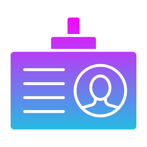 tarjeta de identificación icono gratis