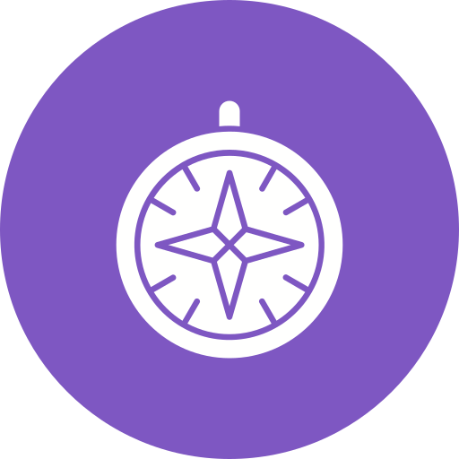 brújula icono gratis