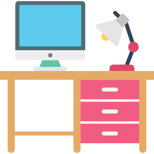 bureau Icône gratuit