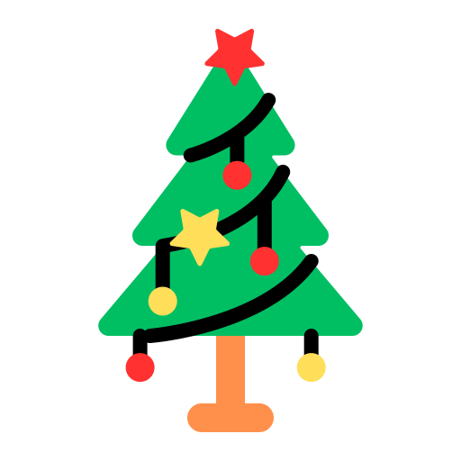 árbol de navidad icono gratis