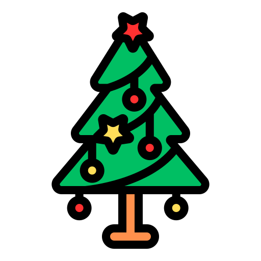 árbol de navidad icono gratis