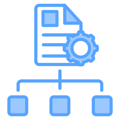 gestión de contenido icono gratis