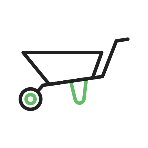 Wheelbarrow free icon