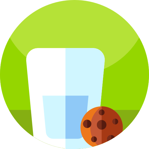 biscuit et lait Icône gratuit biscuit et lait Icône gratuit