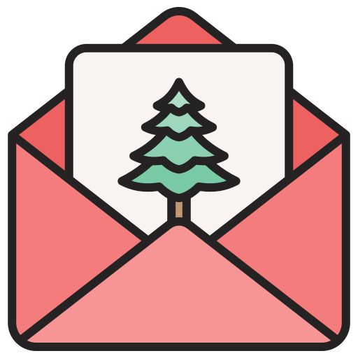 tarjeta de navidad icono gratis