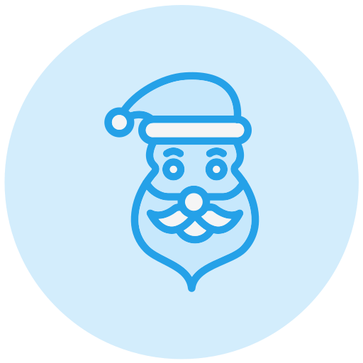 papá noel icono gratis