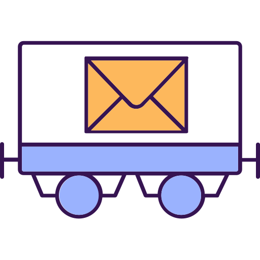 transporte de correo icono gratis