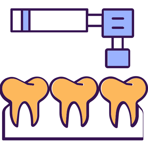 pulido de dientes icono gratis