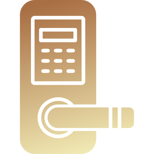 Door lock free icon