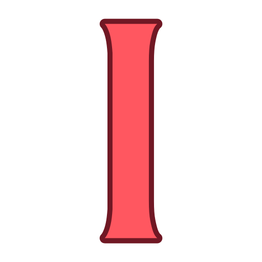 letra i icono gratis