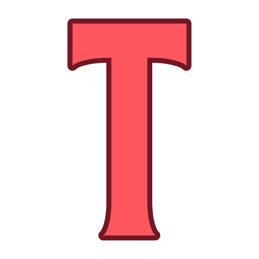 buchstabe t kostenlos Icon