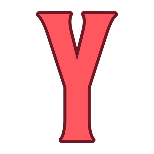 letra y icono gratis