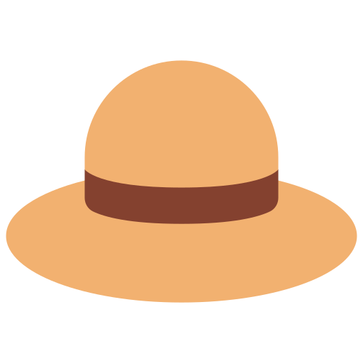 sombrero para el sol icono gratis