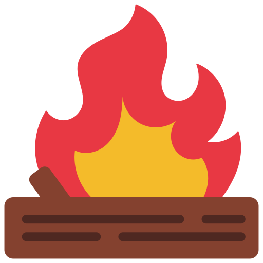 Campfire free icon
