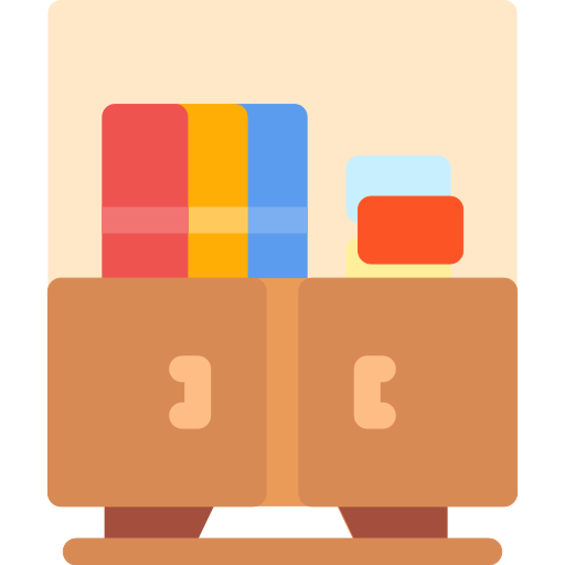 estante para libros icono gratis