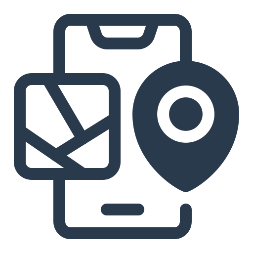 Smartphone gps free icon