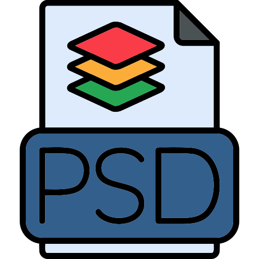 archivo psd icono gratis