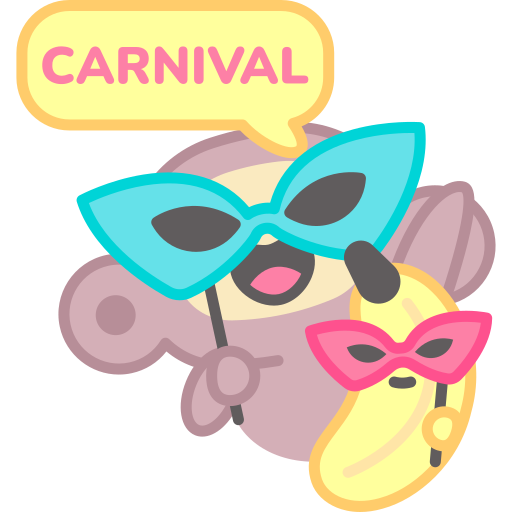 carnaval gratis sticker