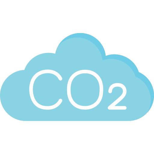 nube de co2 icono gratis