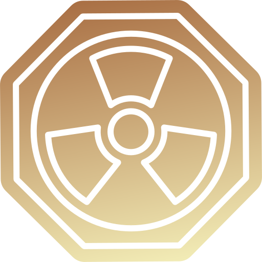 Radiation free icon