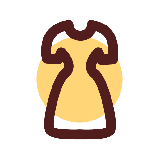 ropa de fiesta icono gratis