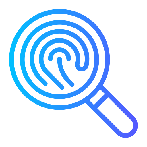 huella dactilar icono gratis