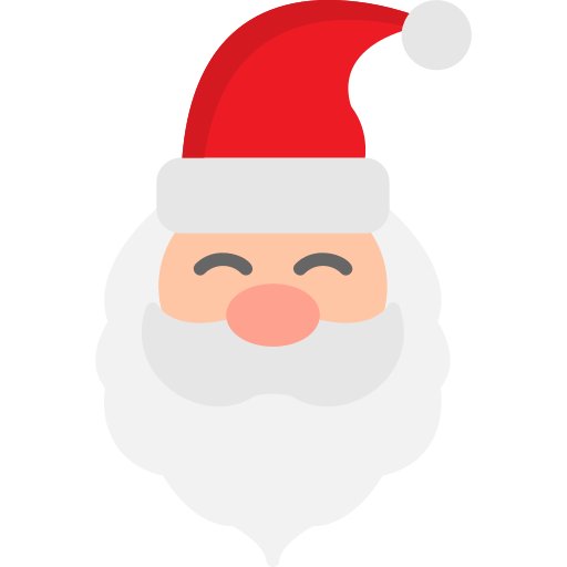 papá noel icono gratis